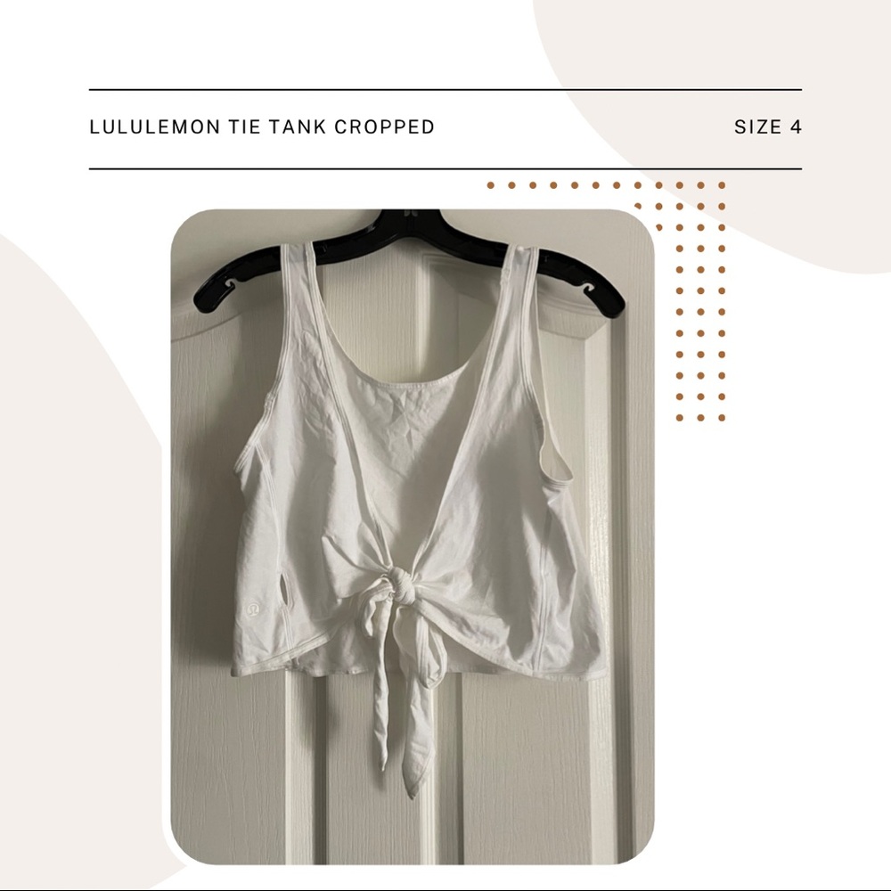 Lululemon Cropped Tie Tank